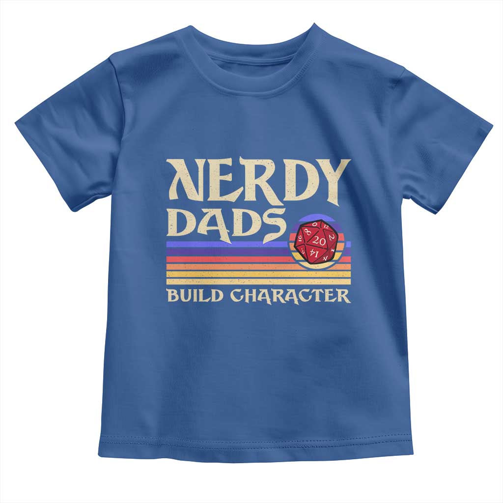 Nerdy Dad Toddler T Shirt Funny Fathers Day RPG Gaming D20 Tabletop