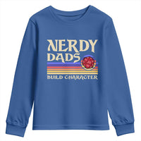 Nerdy Dad Youth Sweatshirt Funny Fathers Day RPG Gaming D20 Tabletop