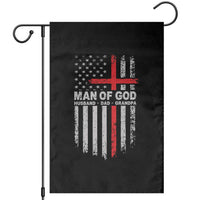 Man of God Husband Dad Protector Garden Flag Christian Dad Fathers Day