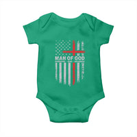 Man of God Husband Dad Protector Baby Onesie Christian Dad Fathers Day