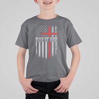 Man of God Husband Dad Protector T Shirt For Kid Christian Dad Fathers Day