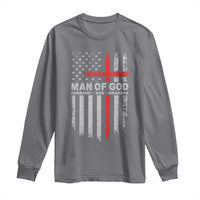 Man of God Husband Dad Protector Long Sleeve Shirt Christian Dad Fathers Day