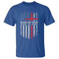 Man of God Husband Dad Protector T Shirt Christian Dad Fathers Day