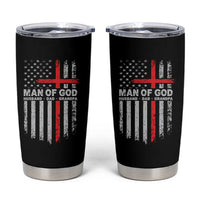 Man of God Husband Dad Protector Tumbler Cup Christian Dad Fathers Day