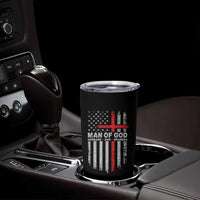 Man of God Husband Dad Protector Tumbler Cup Christian Dad Fathers Day