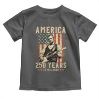 Abraham Lincoln Playing Guitar 4th July US 250th Anniversary Toddler T Shirt