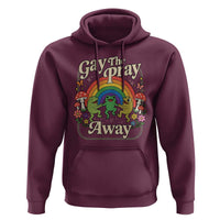 Gay The Pray Away Queer Frog LGBTQ Hoodie