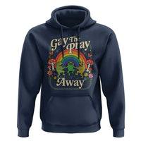 Gay The Pray Away Queer Frog LGBTQ Hoodie