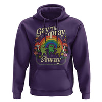 Gay The Pray Away Queer Frog LGBTQ Hoodie