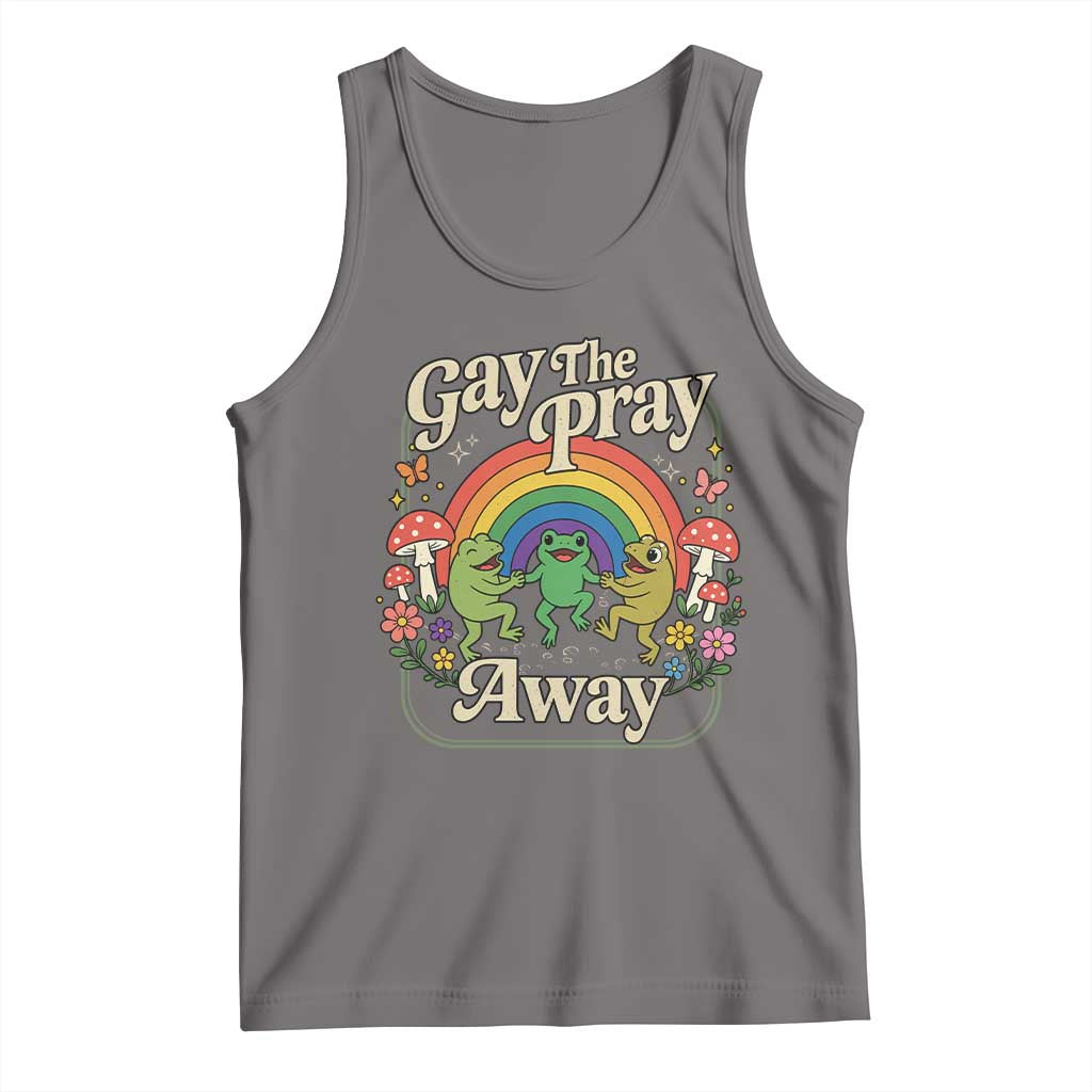 Gay The Pray Away Queer Frog LGBTQ Tank Top