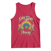 Gay The Pray Away Queer Frog LGBTQ Tank Top