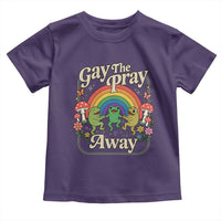 Gay The Pray Away Queer Frog LGBTQ Toddler T Shirt