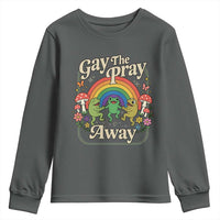 Gay The Pray Away Queer Frog LGBTQ Youth Sweatshirt