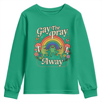 Gay The Pray Away Queer Frog LGBTQ Youth Sweatshirt