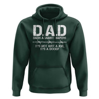Dads Against Diapers It's Not Just A Job It's A Doody Hoodie Funny Gun New Dad