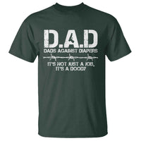 Dads Against Diapers It's Not Just A Job It's A Doody T Shirt Funny Gun New Dad