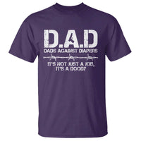 Dads Against Diapers It's Not Just A Job It's A Doody T Shirt Funny Gun New Dad