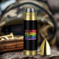 Live Life Like A Book Florida Would Ban LGBTQ Ally Pride Bullet Tumbler