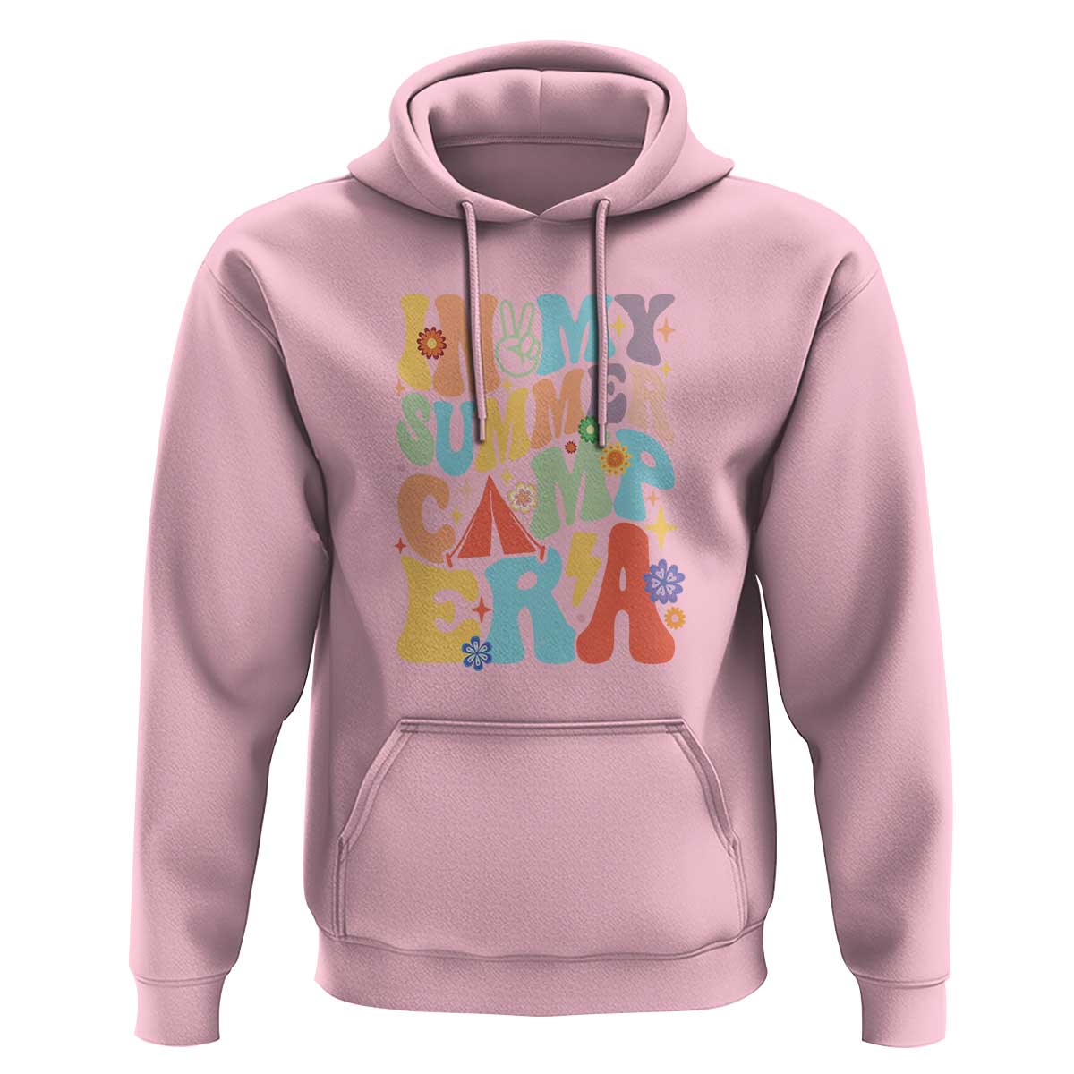 In My Summer Camp Era Hoodie Camper Retro Groovy Summer Vacation - Wonder Print Shop