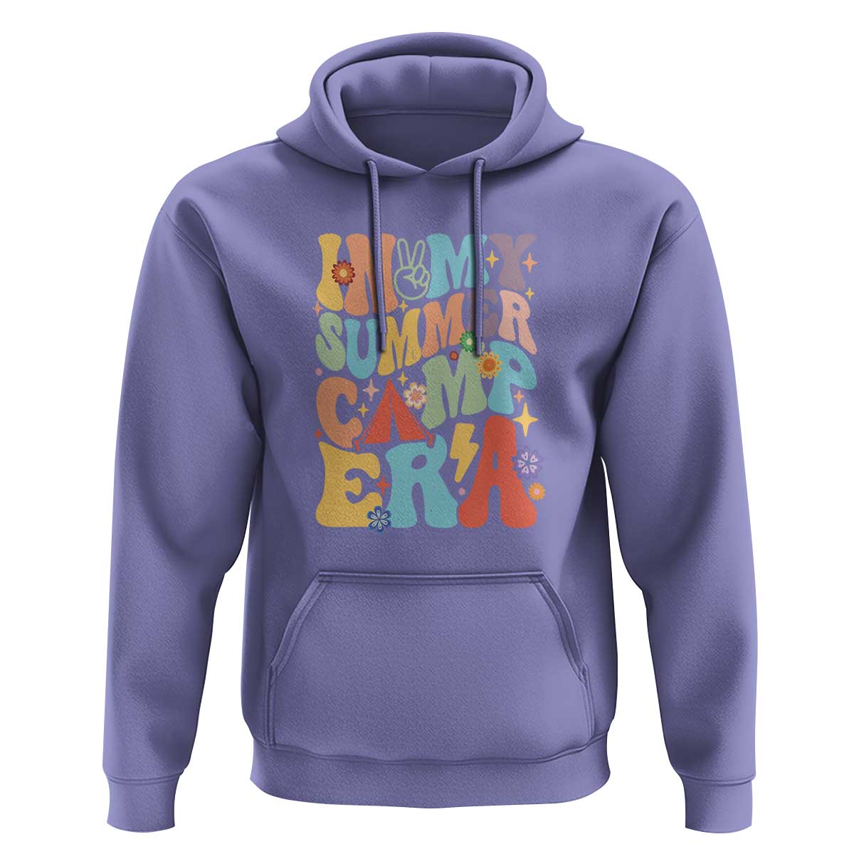 In My Summer Camp Era Hoodie Camper Retro Groovy Summer Vacation - Wonder Print Shop