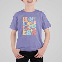 In My Summer Camp Era T Shirt For Kid Camper Retro Groovy Summer Vacation - Wonder Print Shop