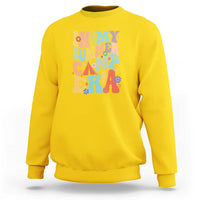 In My Summer Camp Era Sweatshirt Camper Retro Groovy Summer Vacation - Wonder Print Shop