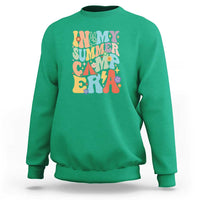 In My Summer Camp Era Sweatshirt Camper Retro Groovy Summer Vacation - Wonder Print Shop