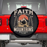 Faith Can Move Mountains Spare Tire Cover Religious Christian Camping - Wonder Print Shop