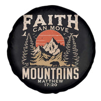 Faith Can Move Mountains Spare Tire Cover Religious Christian Camping - Wonder Print Shop
