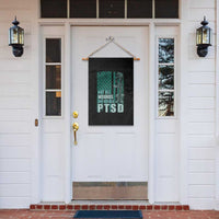 PTSD Awareness Not All Wounds Are Visible Garden Flag PTSD Veteran Military Soldier - Wonder Print Shop