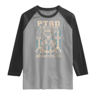 PTSD Veteran Raglan Shirt PTSD Is Not A Sign Of Weakness It Is A Sign Of Absolute Strength - Wonder Print Shop
