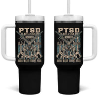 PTSD Veteran Tumbler With Handle PTSD Is Not A Sign Of Weakness It Is A Sign Of Absolute Strength - Wonder Print Shop