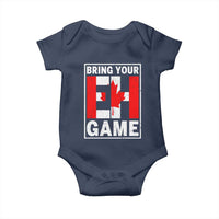 Funny Canada Pride Bring Your Eh Game Baby Onesie Canadian Flag - Wonder Print Shop