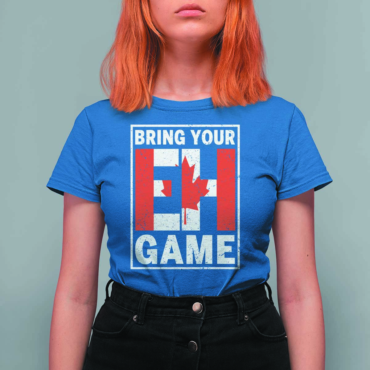 Funny Canada Pride Bring Your Eh Game T Shirt For Women Canadian Flag - Wonder Print Shop