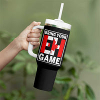 Funny Canada Pride Bring Your Eh Game Tumbler With Handle Canadian Flag - Wonder Print Shop