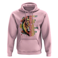 Rasta Lion Hoodie Invest In Your Hair It's The Crown You Never Take Off Jamaican Pride - Wonder Print Shop