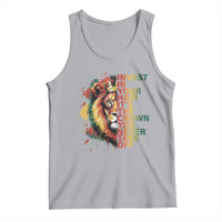 Rasta Lion Tank Top Invest In Your Hair It's The Crown You Never Take Off Jamaican Pride - Wonder Print Shop