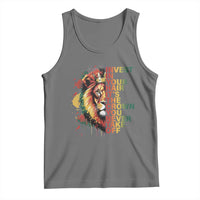 Rasta Lion Tank Top Invest In Your Hair It's The Crown You Never Take Off Jamaican Pride - Wonder Print Shop