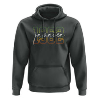 Proud Jamaican Hoodie Jamaica 1962 Rasta Flag - Wonder Print Shop