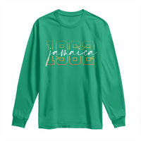 Proud Jamaican Long Sleeve Shirt Jamaica 1962 Rasta Flag - Wonder Print Shop