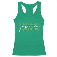 Proud Jamaican Racerback Tank Top Jamaica 1962 Rasta Flag - Wonder Print Shop