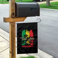 True Love Reggae Garden Flag Jamaican Rasta Music Palm Tree - Wonder Print Shop