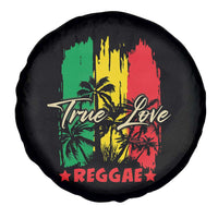 True Love Reggae Spare Tire Cover Jamaican Rasta Music Palm Tree - Wonder Print Shop