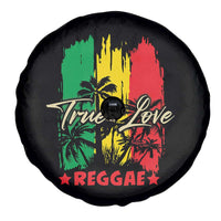 True Love Reggae Spare Tire Cover Jamaican Rasta Music Palm Tree - Wonder Print Shop