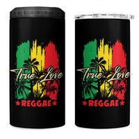 True Love Reggae 4 in 1 Can Cooler Tumbler Jamaican Rasta Music Palm Tree - Wonder Print Shop