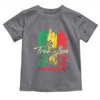 True Love Reggae Toddler T Shirt Jamaican Rasta Music Palm Tree - Wonder Print Shop