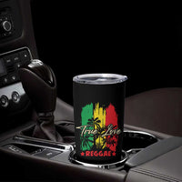 True Love Reggae Tumbler Cup Jamaican Rasta Music Palm Tree - Wonder Print Shop