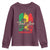 True Love Reggae Youth Sweatshirt Jamaican Rasta Music Palm Tree - Wonder Print Shop