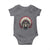 Native American Indian Chief Skull Headdress Baby Onesie - Wonder Print Shop