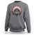 Native American Indian Chief Skull Headdress Sweatshirt - Wonder Print Shop